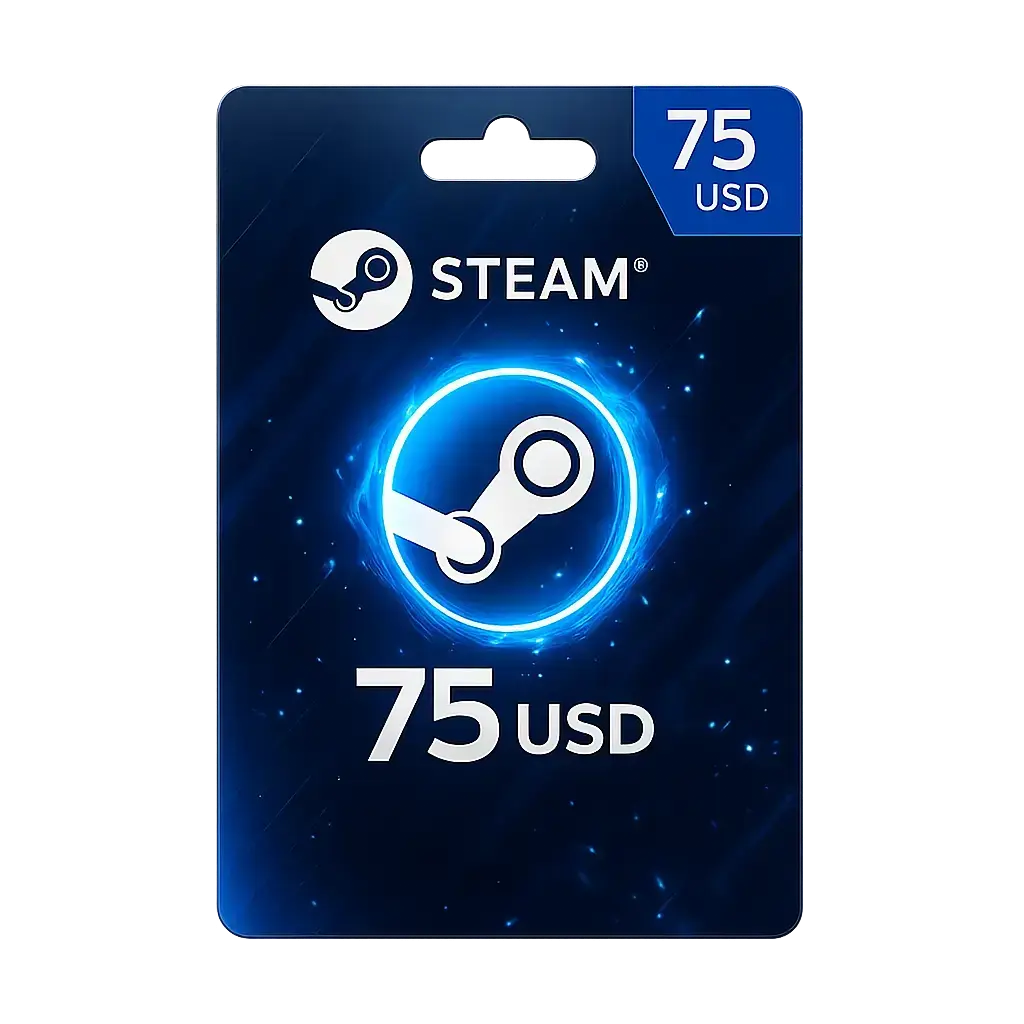 75 USD Steam Wallet Code - En Ucuz Fiyat