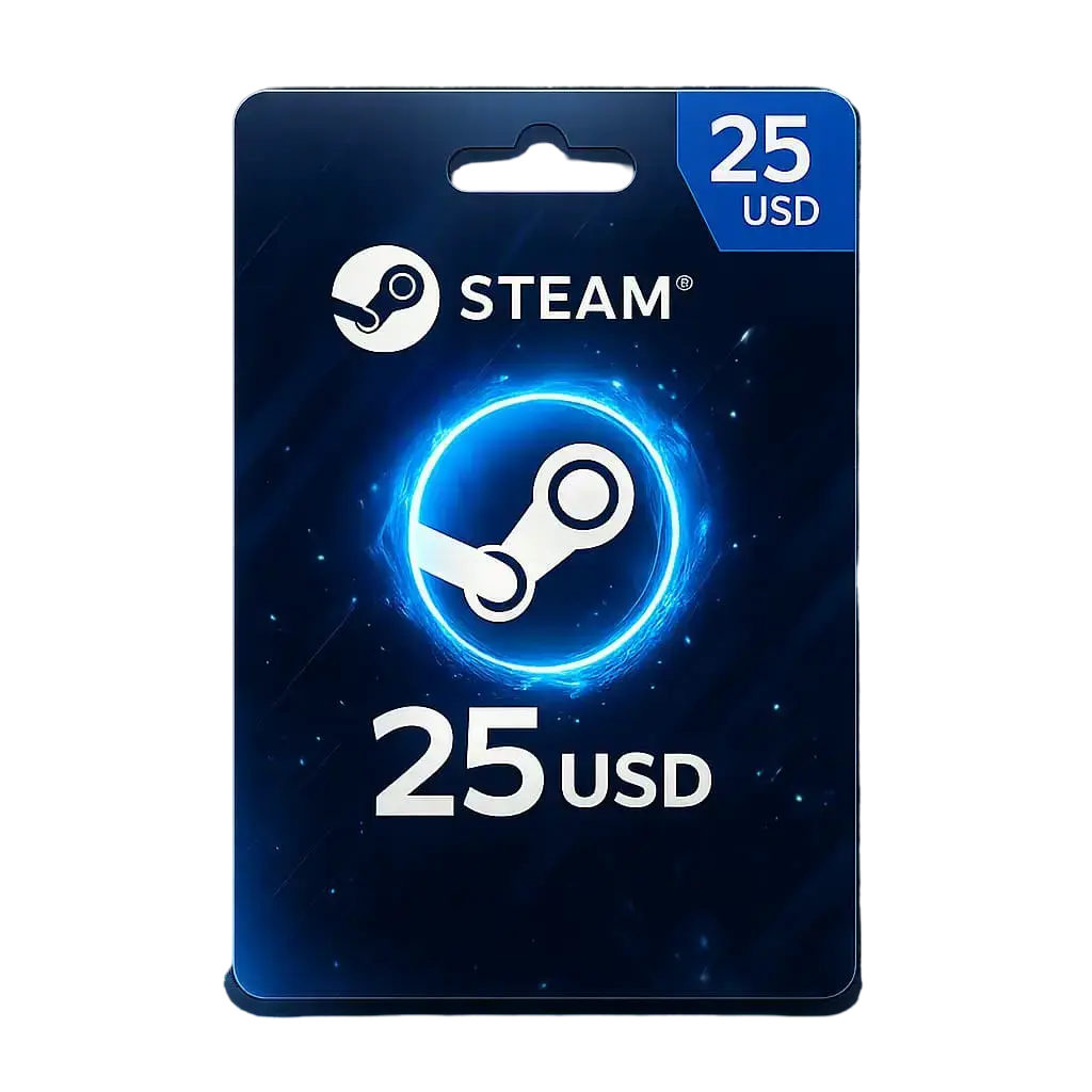 Steam 25 USD Cüzdan Kodu Satın Al | Anında Teslim